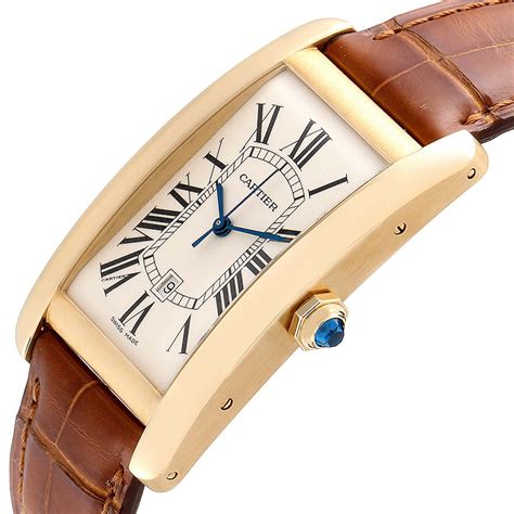 cartier tank americaine watch men.